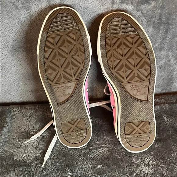 Converse Pink Low-Top Canvas Sneakers - Picture 5 of 6